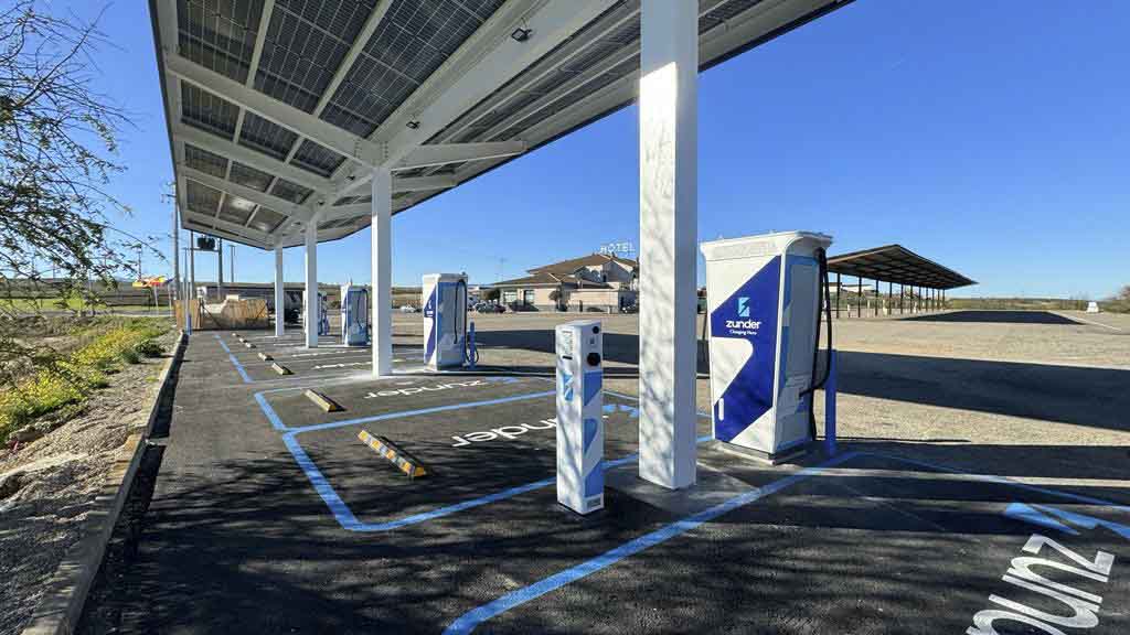 Estación de carga para coche eléctrico